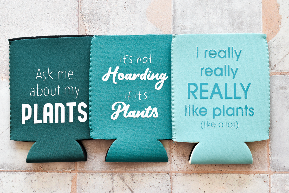 Spring Fling Plant Lover Koozie Can Cooler – For the Love of Foliage