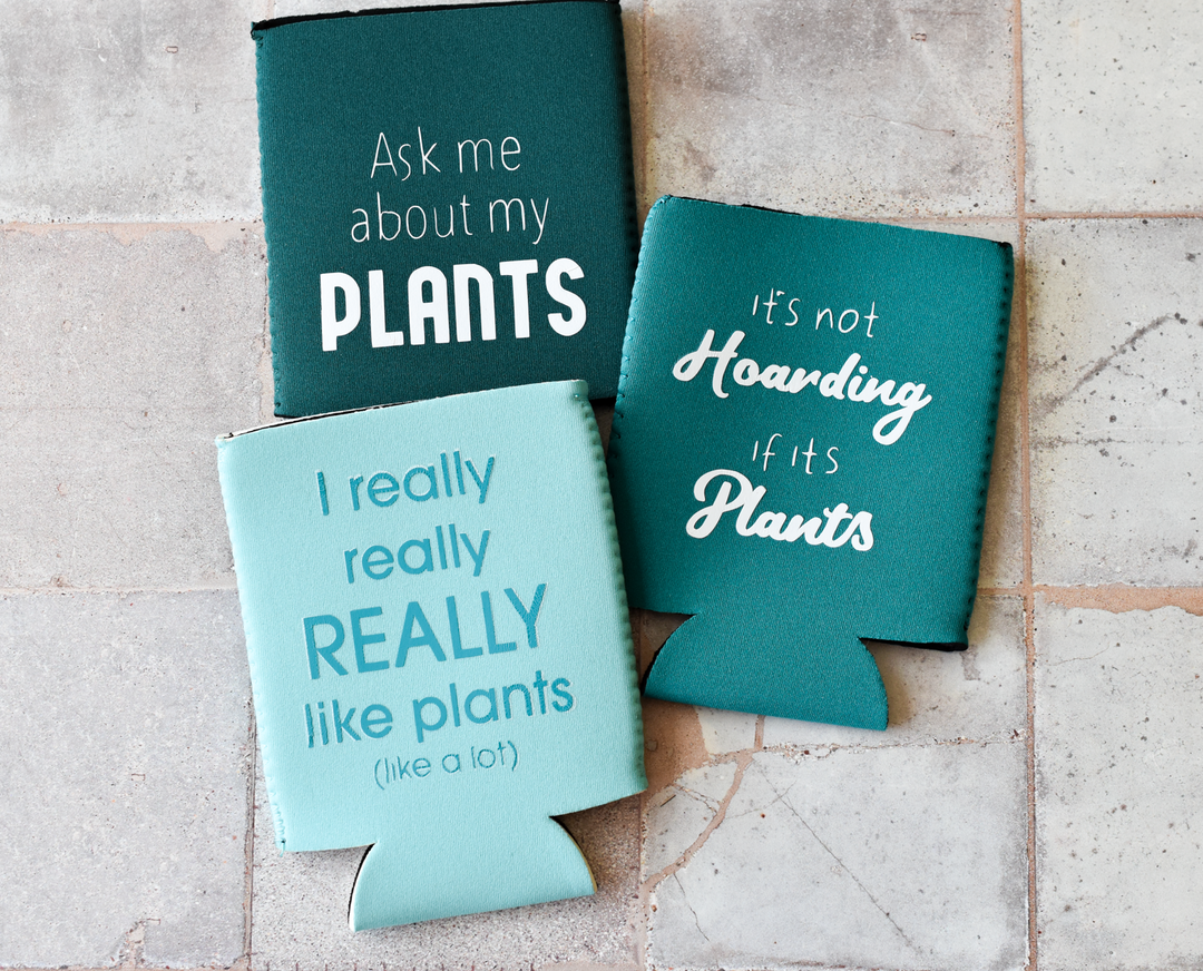 Spring Fling Plant Lover Koozie Can Cooler – For the Love of Foliage