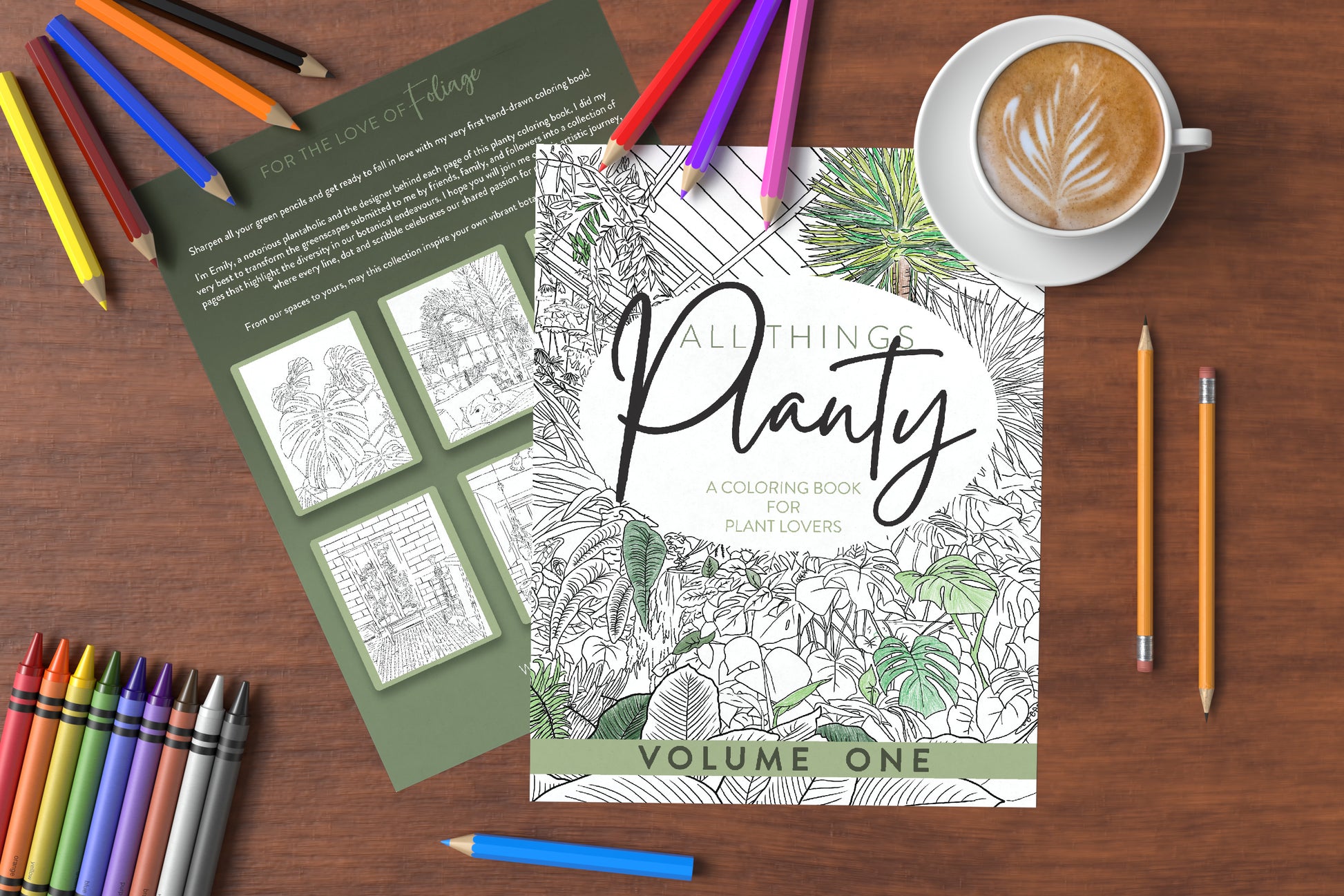 All Things Planty - A Coloring Book for Plant Lovers, Vol 1. – For the Love  of Foliage